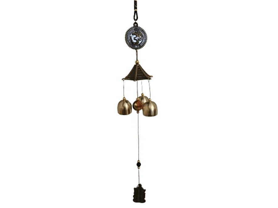 OM Pagoda &amp; Ganesha Bell Wind Chime