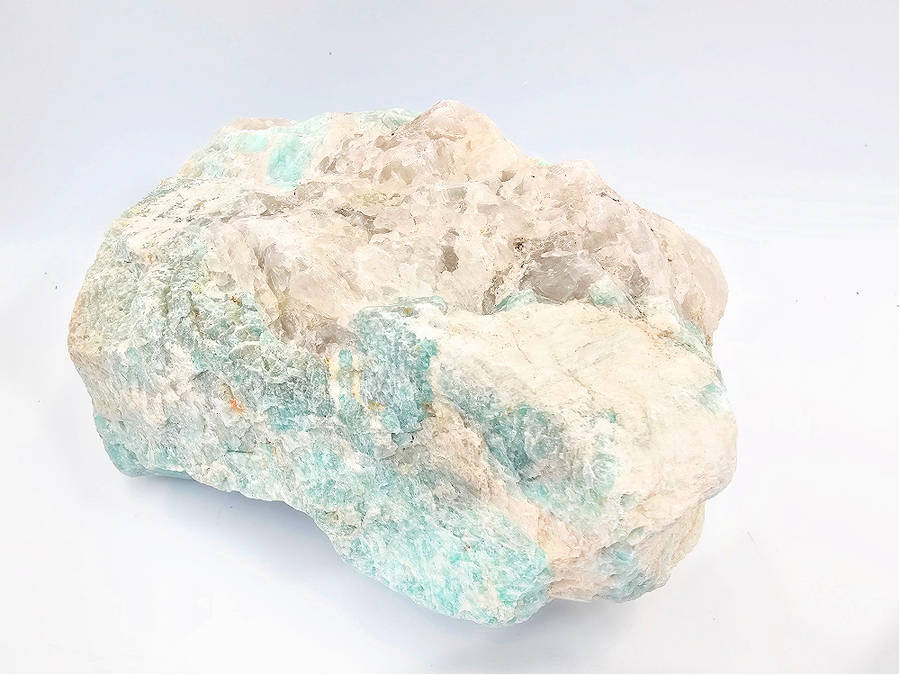 Amazonite Rough Chunk B (2.20kg) Quartz Inclusion