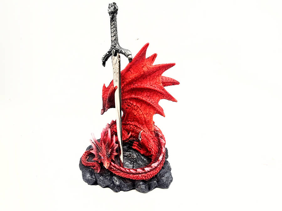 Forged In Flames Dragon Statue (16.5cm)