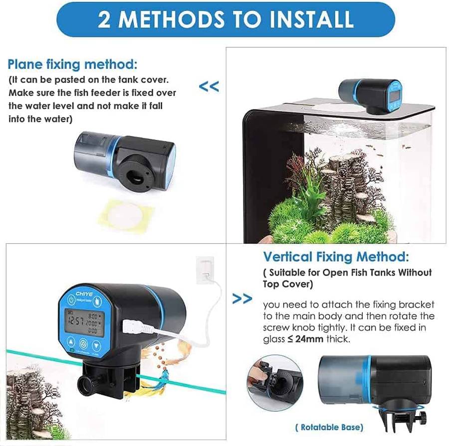 Smart Fish Feeder Dispenser | WiFi Tuya Smart Life