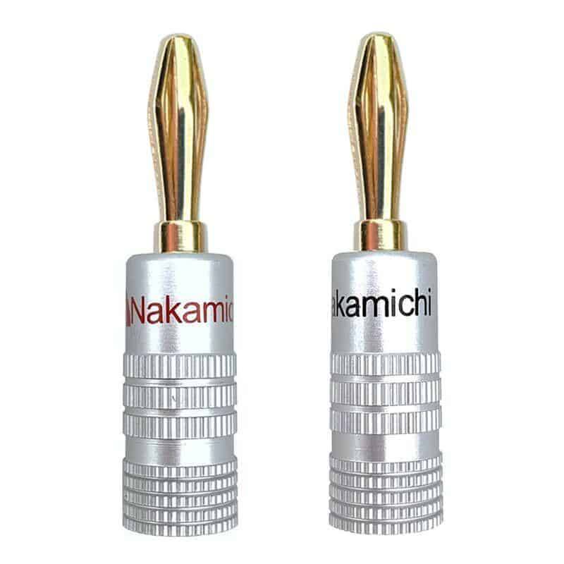 Nakamichi Speaker Connector Banana Straight Gold Plated - Pair