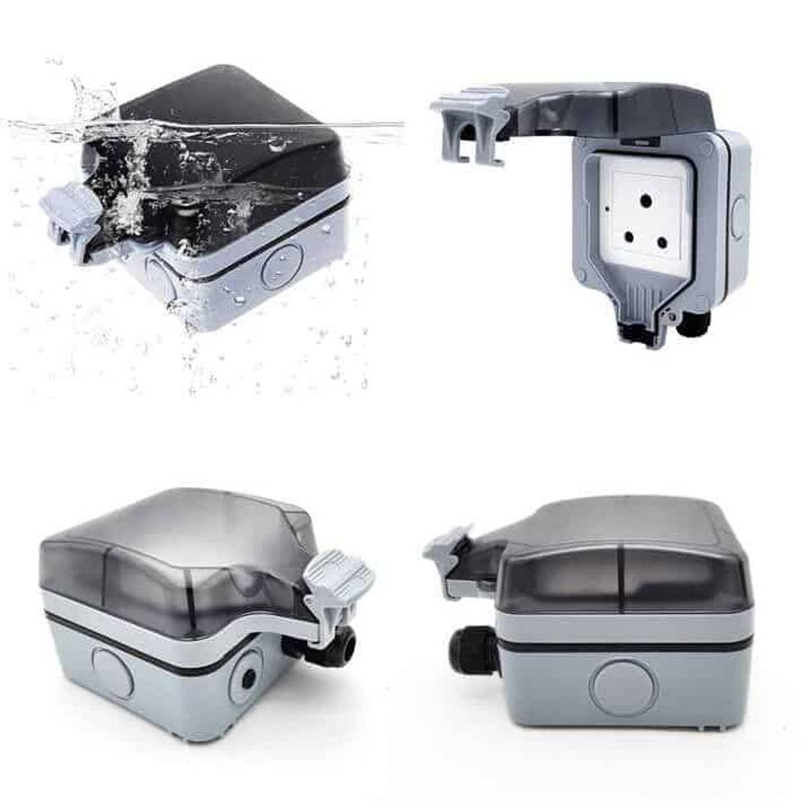 Smart Switch Outdoor IP66 Waterproof 16A SA 1 Socket | WiFi Tuya Smart Life