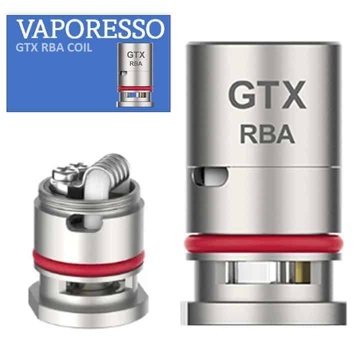 Vaporesso GTX RBA | Rebuildable DIY Coil