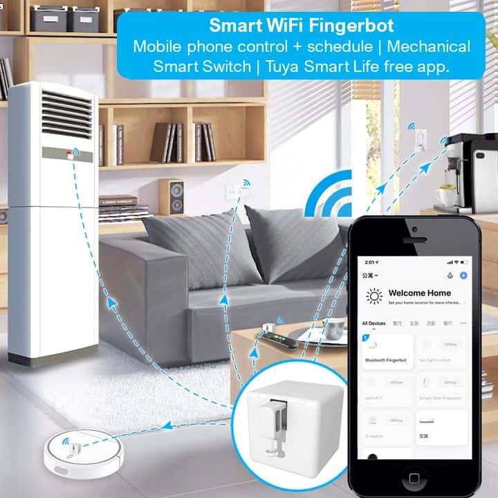 Smart Fingerbot Mechanical Switch Plunger  | BT Tuya Smart Life