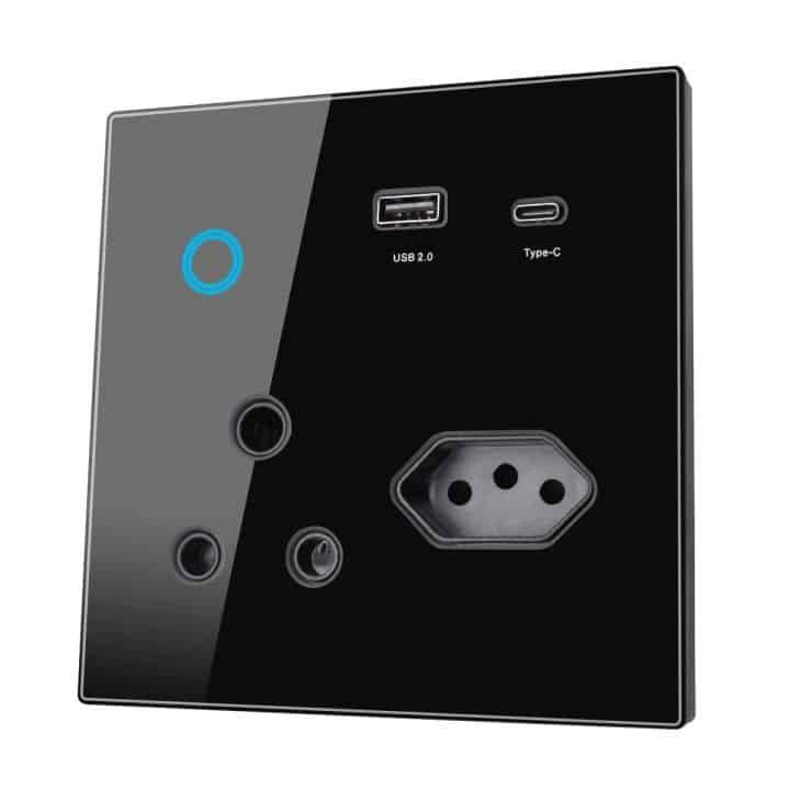 Smart Wall Socket Switch | 4x4 SA 3pin 16A Charger | Wi-Fi Tuya Smart Life