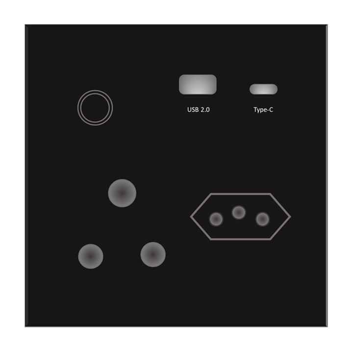 Smart Wall Socket Switch | 4x4 SA 3pin 16A Charger | Wi-Fi Tuya Smart Life