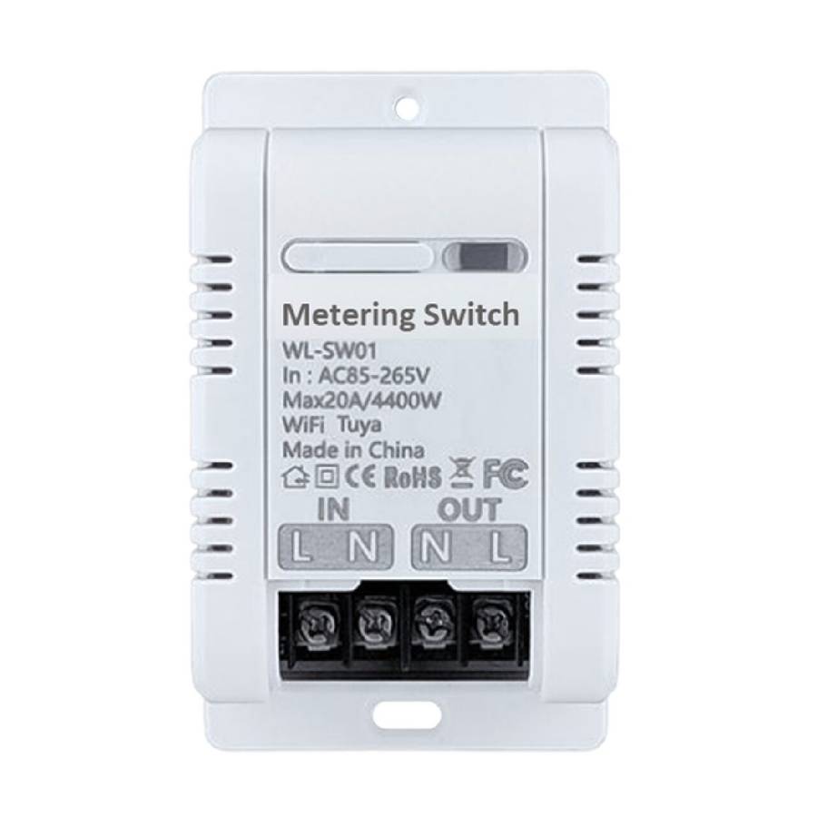 Smart Switch Basic 30A 6.6KW  | Energy Monitor | Wi-Fi Tuya Smart Life