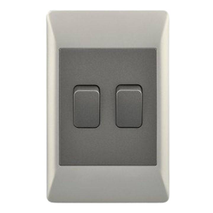 Smart Wi-Fi Mechanical Light Switch, 2 Gang | Neutral Wire | Wi-Fi Tuya Smart Life
