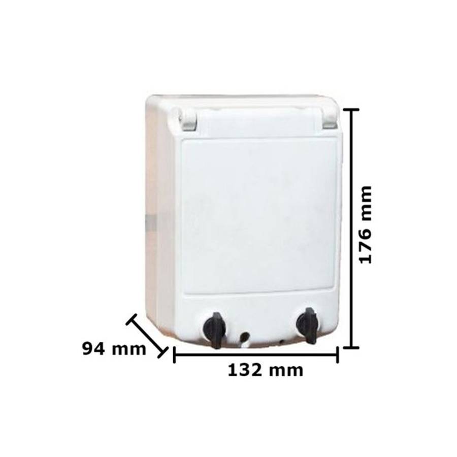 Smart Mechanical Stealth Outdoor Single Plug | 16A rating | Tuya Smart Life