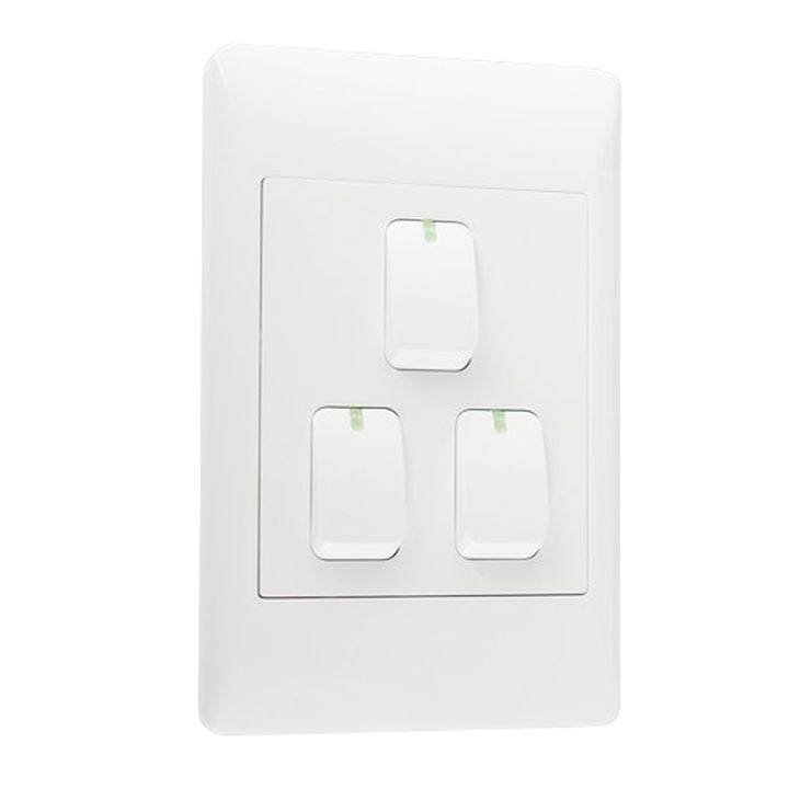 Smart Wi-Fi Mechanical Light Switch, 3 Gang | Neutral Wire | Wi-Fi Tuya Smart Life
