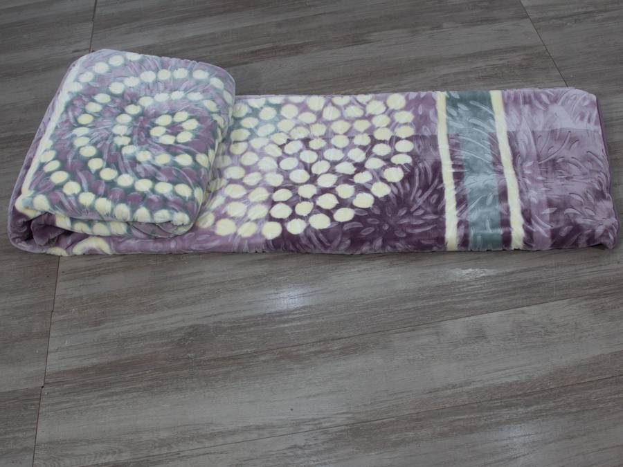 Paris Blanket- Purple Circles - Queen