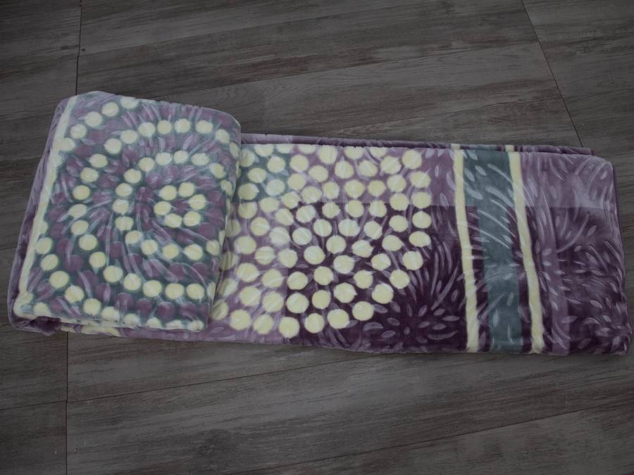 Paris Blanket- Purple Circles - Queen