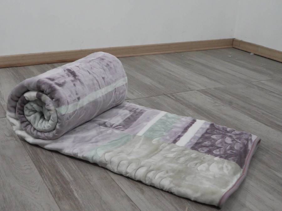 Sesli Letsatsi Mink Double Blanket - Rose Grey