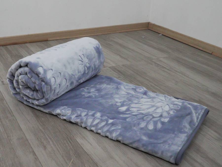 Sesli Pandora Mink Queen Blanket - Baby Blue