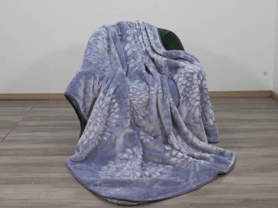Sesli Pandora Mink Queen Blanket - Baby Blue