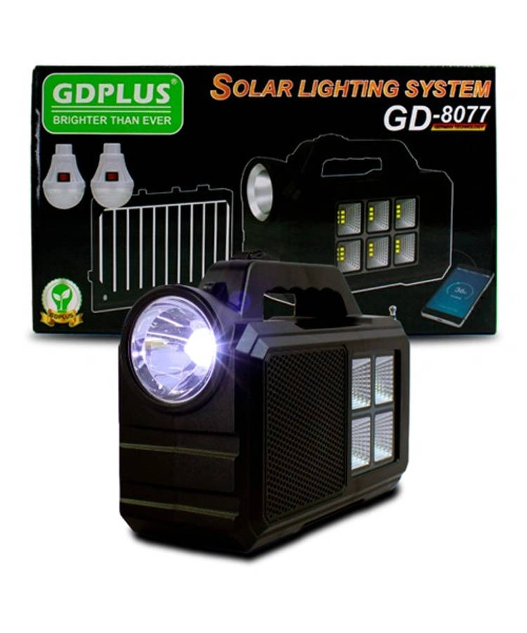 Solar Sensor Emergency Lamp - GD-8077