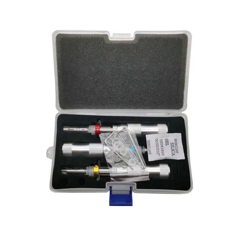 3Pcs Tubular 7 Pin Lock impressioning Pick tool set 7.0mm 7.5mm 7.8mm