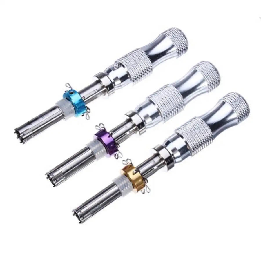 3Pcs Tubular 7 Pin Lock impressioning Pick tool set 7.0mm 7.5mm 7.8mm