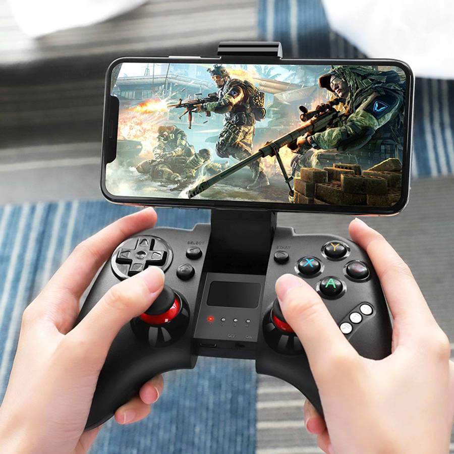 Wireless gamepad GM3 Continuous joystick with phone holder