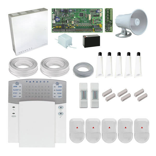 Paradox SP6000 Full Kit - K32 LED, 5xNV5, 16 Zone