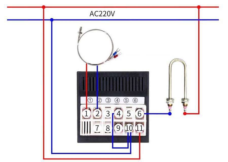 Rotary dial Oven Temperature controller 110-240V 0~999 for type  K Sensor 72mm x 72mm - Berm 0.40kg