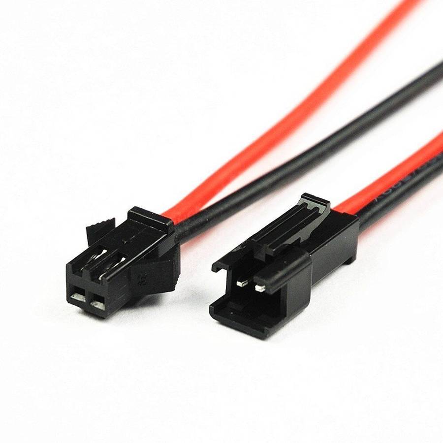 2-pin JST SM Male and Female Connector Plug With 14cm Wires Cables For Led Strip  - Fonkiss 50g