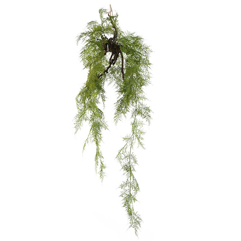 HouzeComfort Artificial Hanging Fern for Indoor/Outdoor Decor 120cm