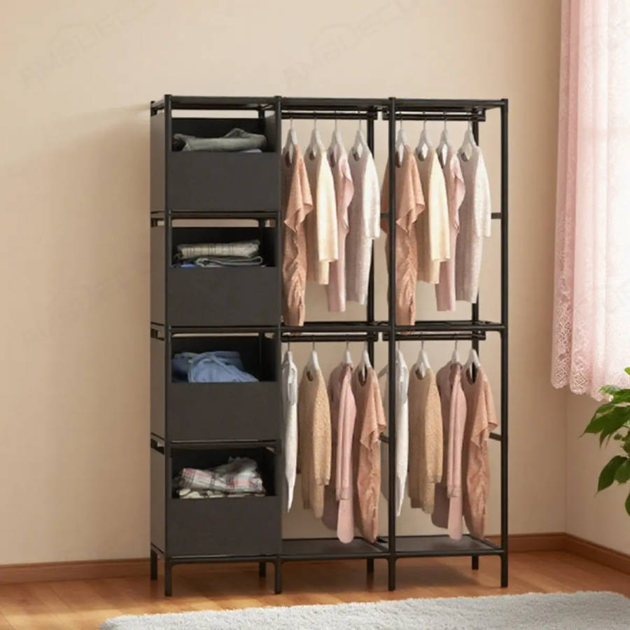 Portable Clothes Organizer Rack