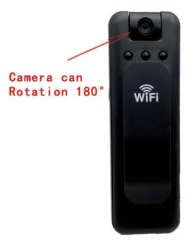 Videocámara Wifi Visión Nocturna Recargable Cámara Video Hd