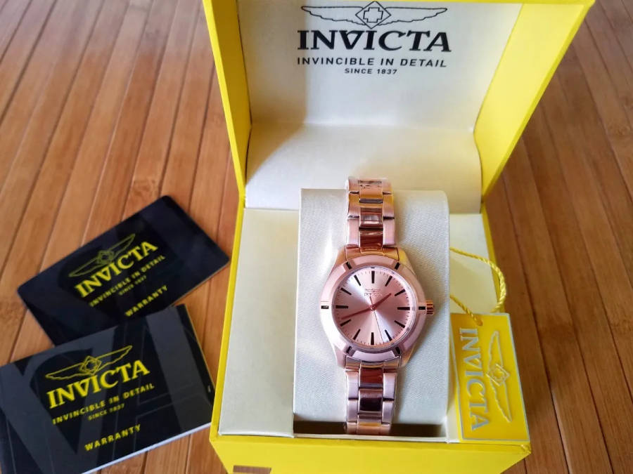 Retail: R9,999.00 INVICTA Women's 18k Rose Gold Plated Watch BRAND NEW IN BOX