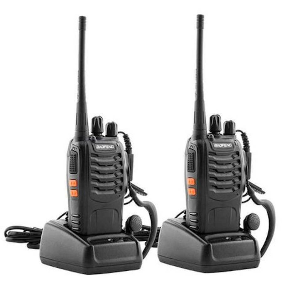 Walkie Talkie Pair Two-Way Radio with Earphone 400-470MHz