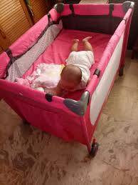 Mamakids Camp Cot - Sleepy Pink