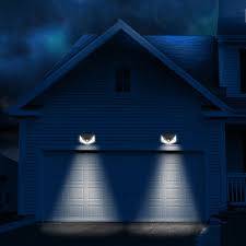 4PCS 100 LED Outdoor Solar Wall Light
