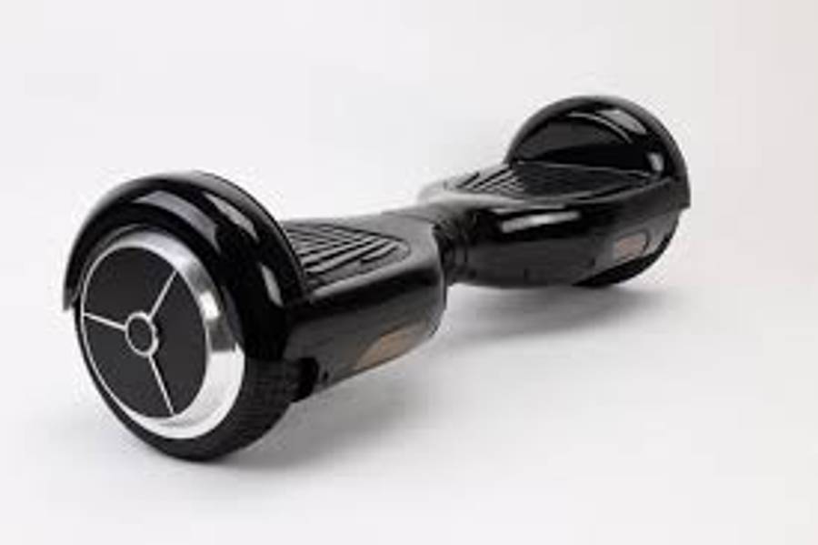 Black- 6.5 Inch Self-Balance Hoverboard with LED Lights