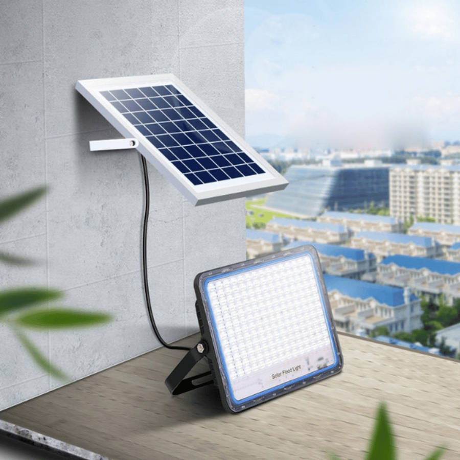 100W Solar Powered LED Flood Light With Remote-IP66