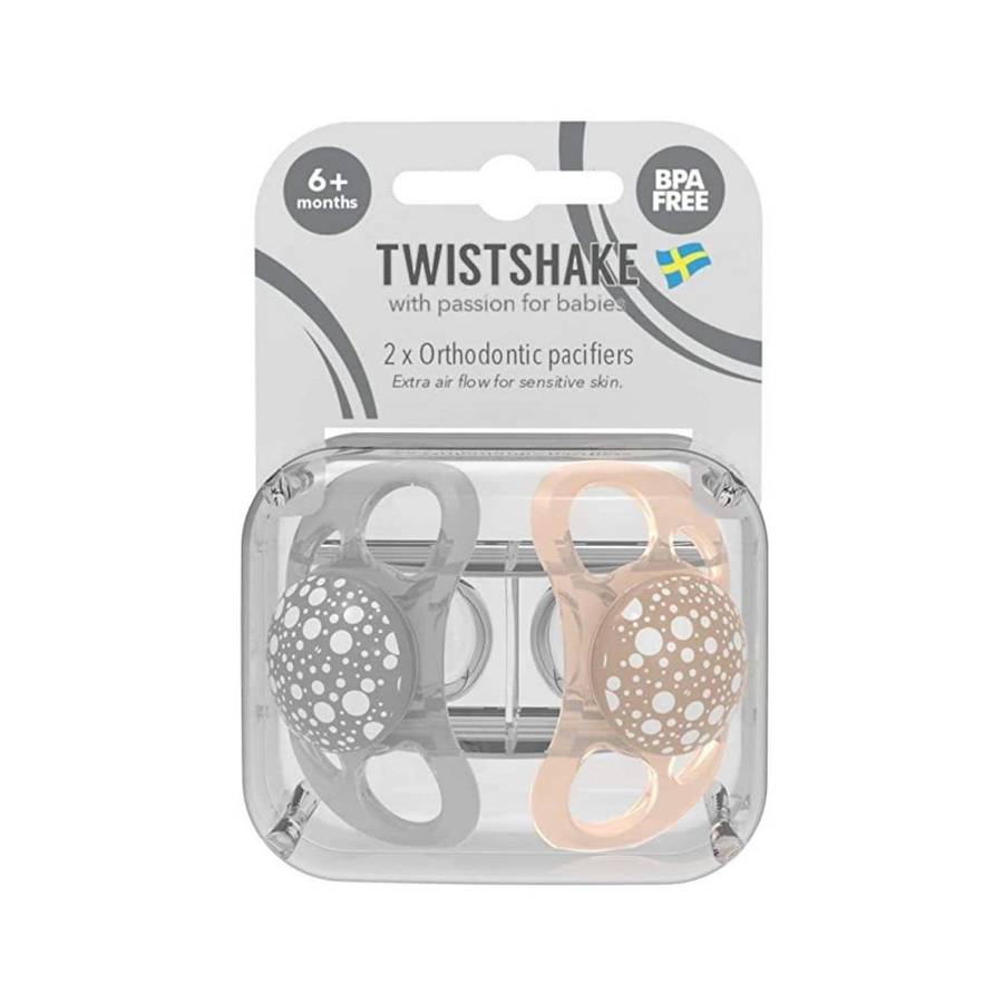 Twistshake 2x pacifier (0-6m and 6m+)