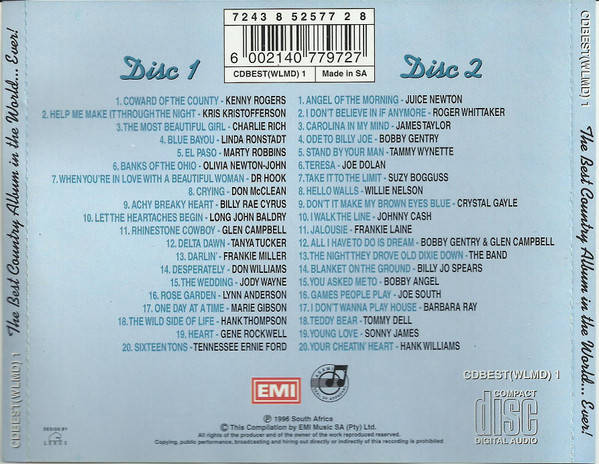 The Best Country Album In The World...Ever! (Music CD)
