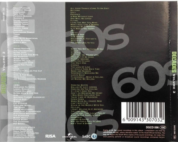 Decades 3 - Five decades of Hits (Music CD)