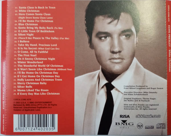 Elvis Presley - White Christmas (CD, Comp, RE, RM)