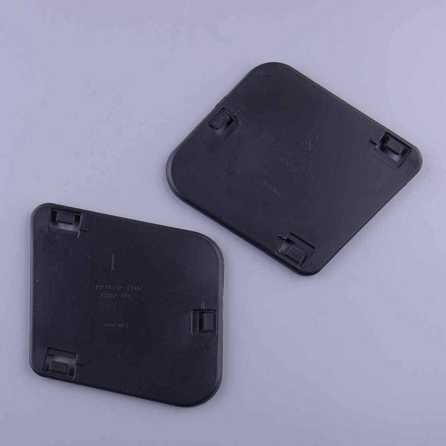 Black Front Bumper Fog Lamp Trim Cover Fit For Toyota Prado FJ/LC120 2003-09