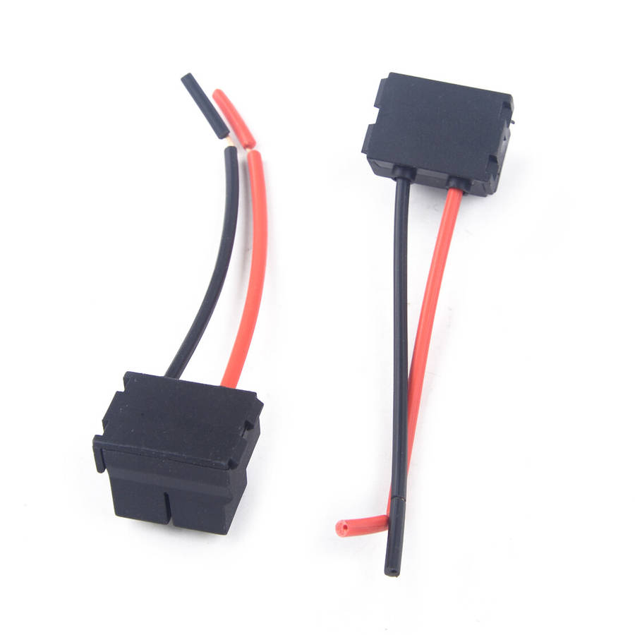 2X H7 Female Headlight Fog Bulb Ceramic Socket Plug Connector Wiring Harness