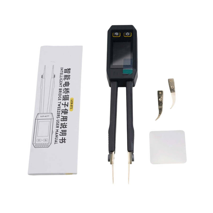 User Friendly LCR Meter Tweezers Clear LCD Display Convenient Operation