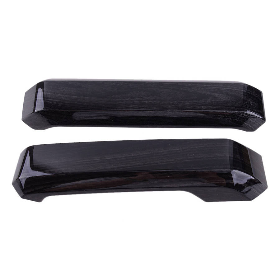 Black Wood Interior Door Handle Cover Trim 4pcs/Set Fit For Ford F150 15-2019