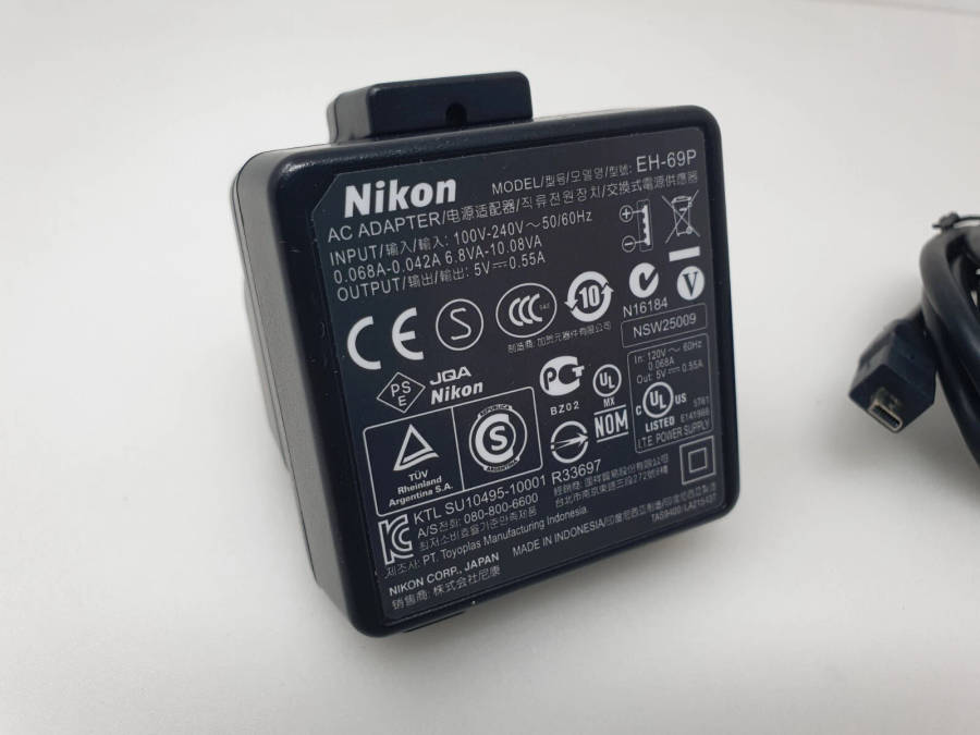 NIKON EH-69P AC ADAPTER with USB CABLE S6500 S9200 S3600 S02 S9400 S3500 S6500