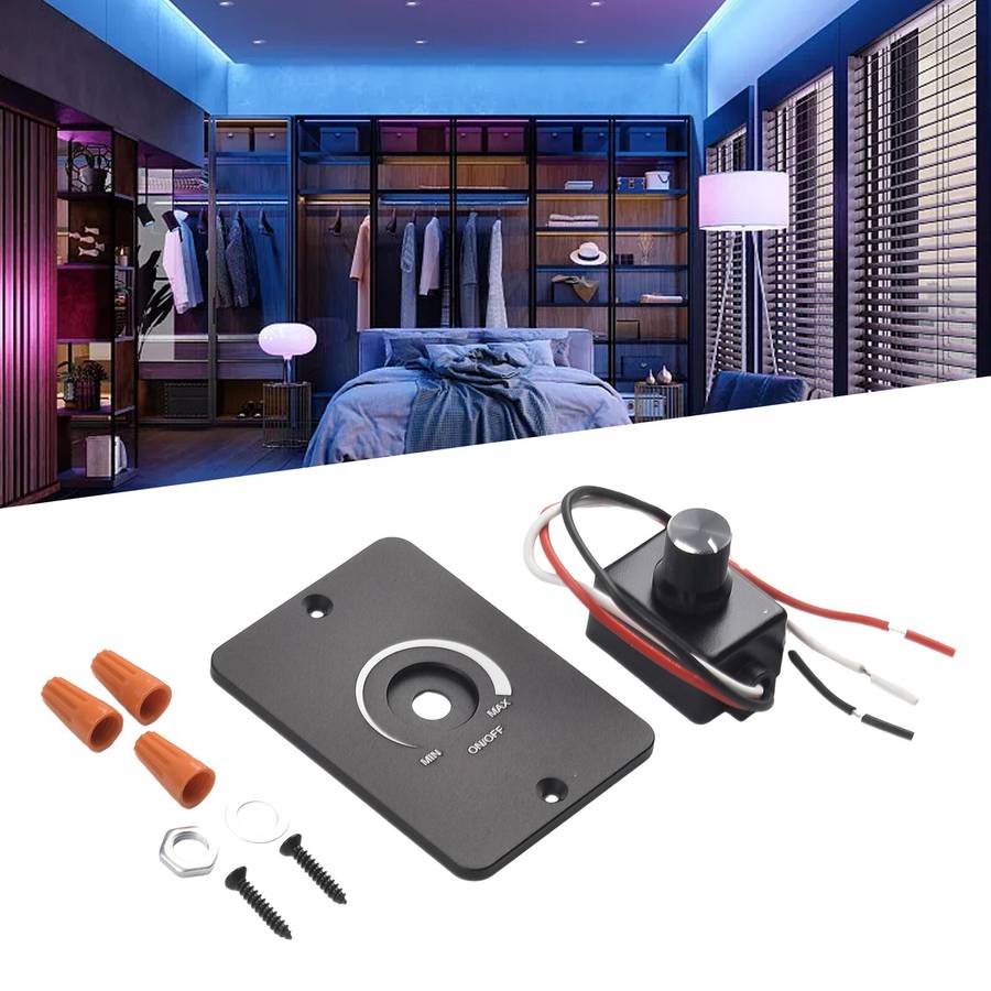 12V Dimmer RV Light Dimmer High Side for PWM Dimming For Boat Camper