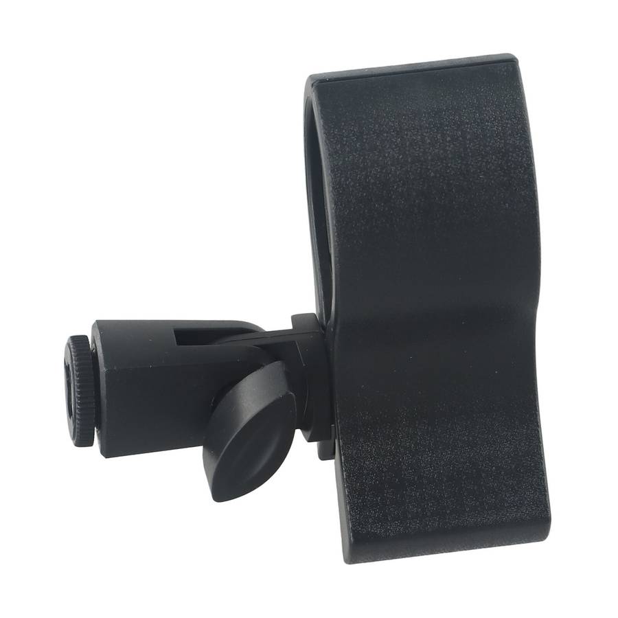 Large Microphone-Clip Clamp Holder With 3/8 Adapter For 3.2-6.8CM Mic