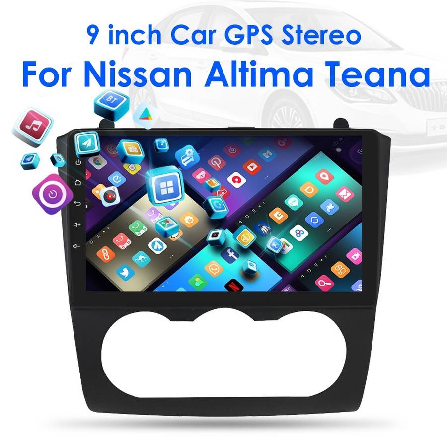 For 2008-2012 Nissan Altima Teana 9" Android 13 Carplay Radio Stereo GPS Player
