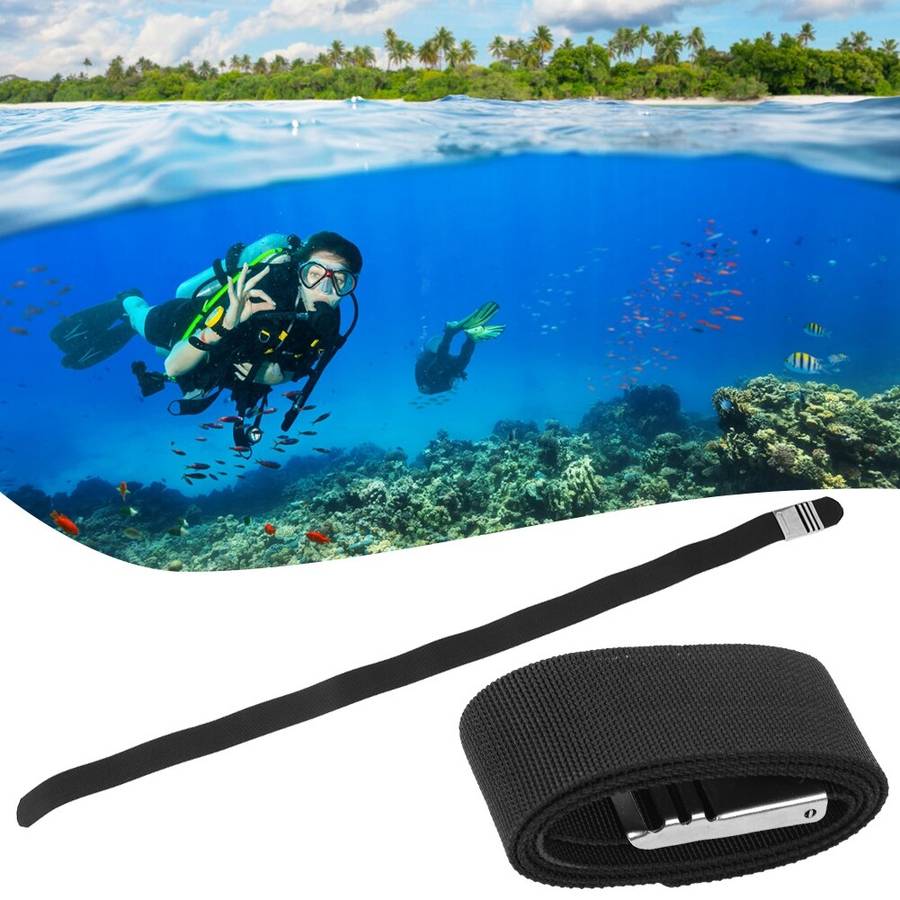 Diving Scuba Weight Belt Waist Belt With Quickease Stainless Steel Buck CW