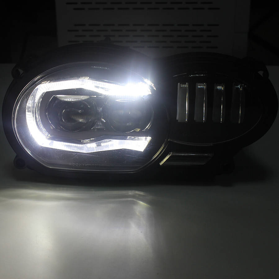 For R1200 GS 2005-2012 R1200GS Adventure 2006 2007-2013 LED Headlight DRL Hi/Lo