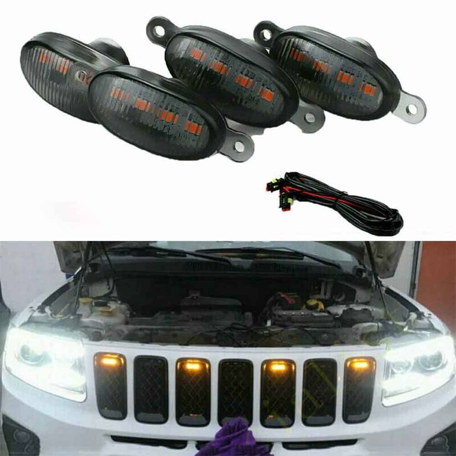 Front Grille LED For Jeep Grand Cherokee Front LED Parts Replacement Car Parts